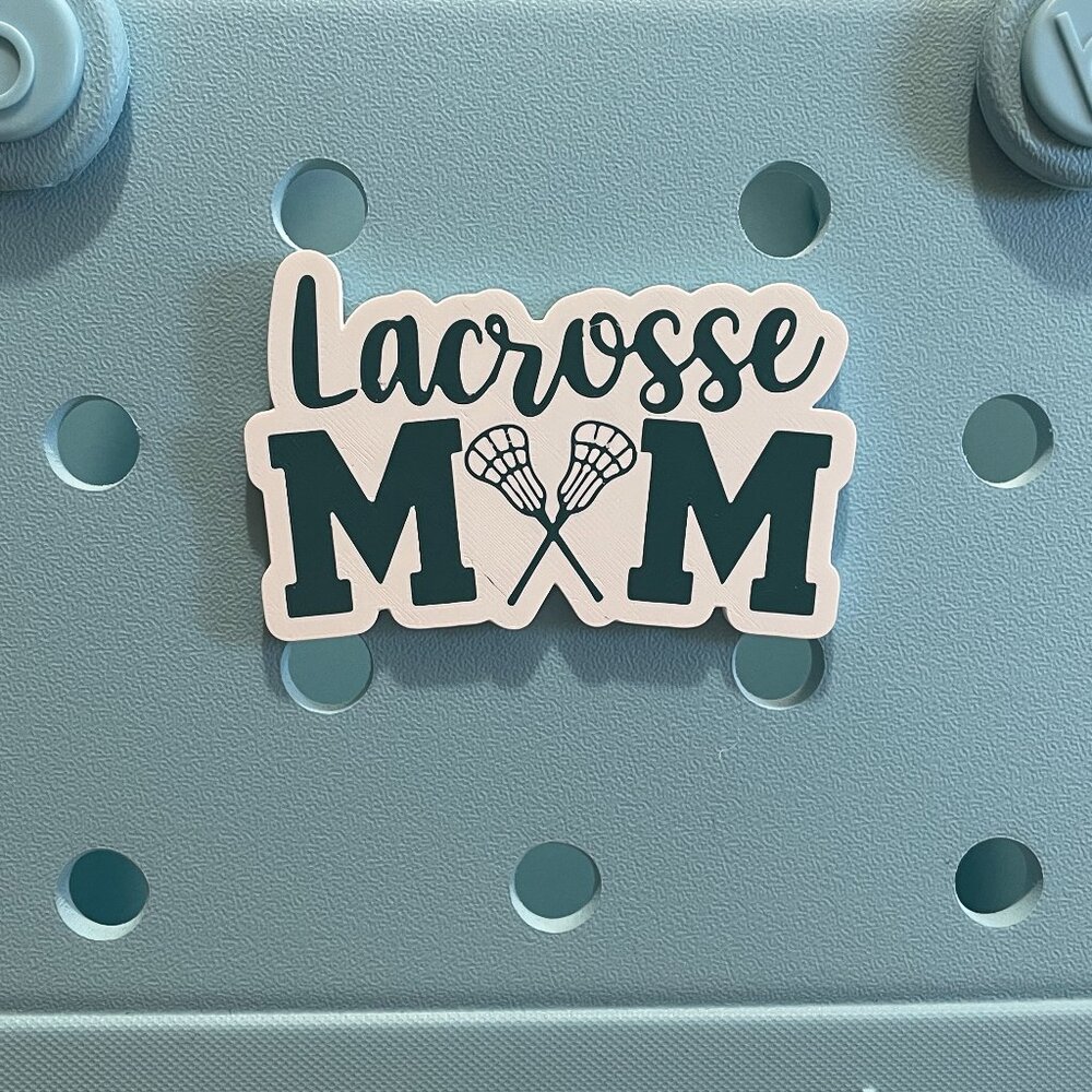 Lacrosse Mom Bogg Charm-Lacrosse Bogg Charm-New!